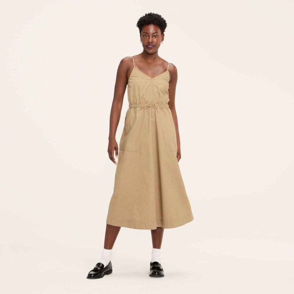 Women's Utility Midi Dress - Woolrich Khaki XXS